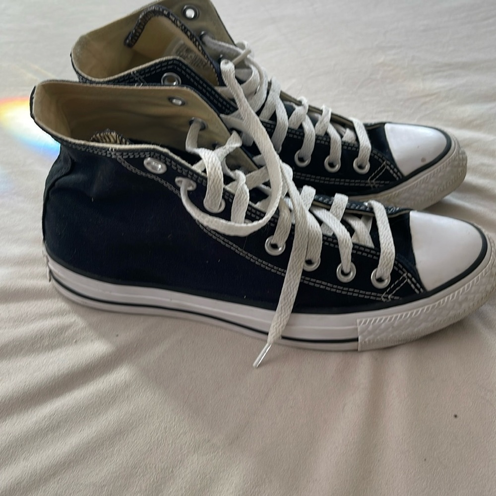 Converse Chuck Taylor All Star Hi black sneakers women’s 9 men’s 7